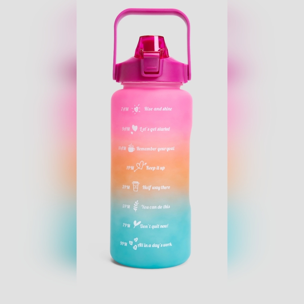Gradient Motivational‎ Water Bottle 2000ML